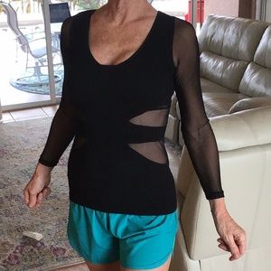 Extremely sexy cut out with mesh top